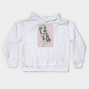 Three faces Kids Hoodie